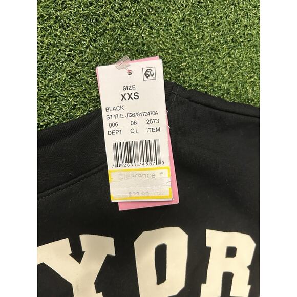 Modern Lux “New York Est. 1807” Black Sweatshirt Women's size XXS - Picture 3 of 5